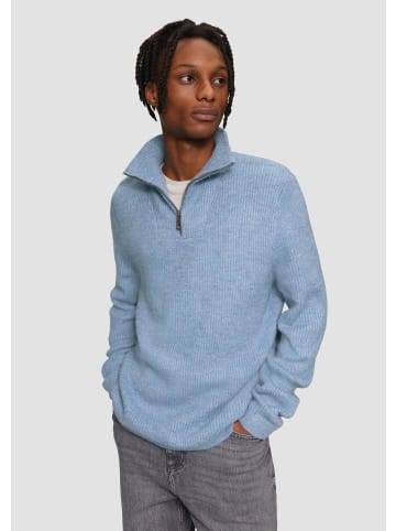 QS Strickpullover langarm in Blau