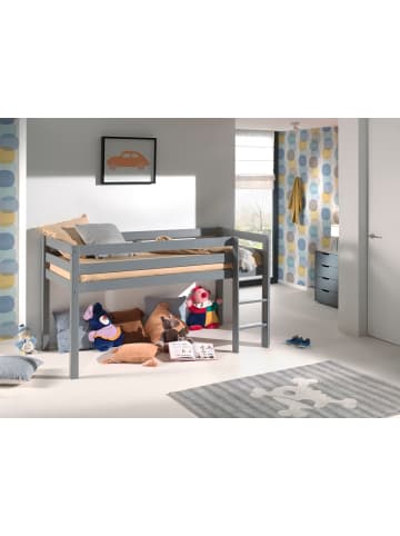 58 aufm Kessel KINDERBETT Karolina 210x114x218 aus Massivholz in Grau