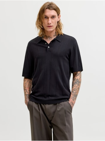 Jack & Jones Gestricktes Polo in Black