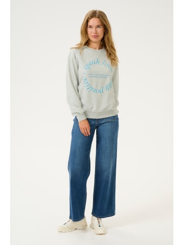 Kaffe Sweatshirt KAhelga in Grey Melange