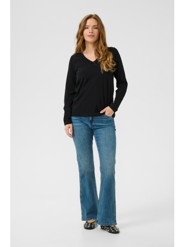 CULTURE Langarm-Shirt CUbase Relaxed fit in Black