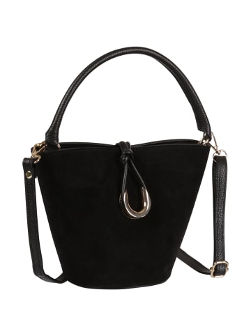 Toscanto Leder Handtasche Toscanto Tasche schwarz ca. 23cm