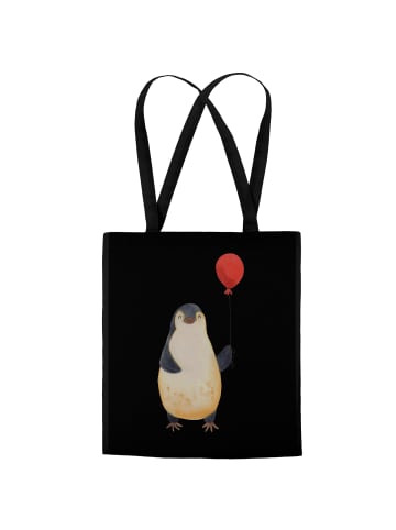 Mr. & Mrs. Panda Laptoptasche Pinguin Luftballon ohne Spruch in Schwarz