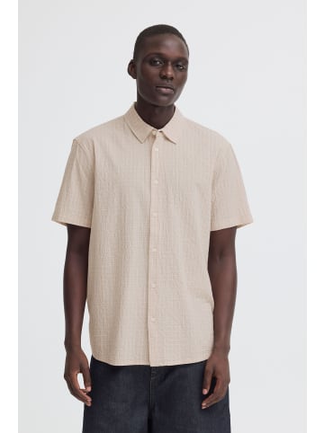 BLEND Kurzarmhemd BHBarny in Beige