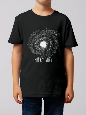 wat? Apparel T-Shirt Milky way in Schwarz