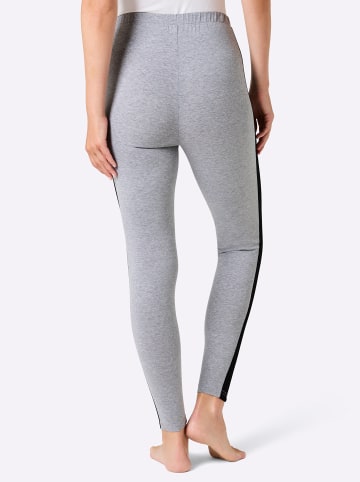 WITT WEIDEN Leggings in grau-meliert-schwarz