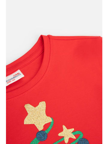 Coccodrillo Langärmeliges T-shirt Xmas in rot