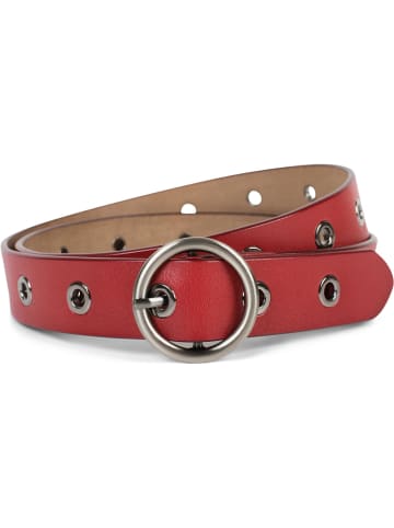 styleBREAKER Gürtel in Weinrot