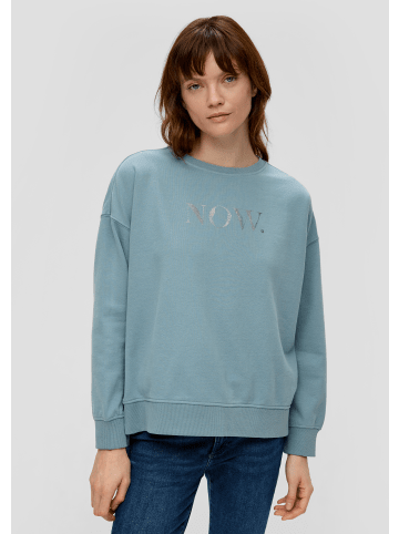 s.Oliver Sweatshirt langarm in Petrol