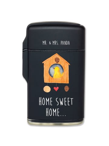 Mr. & Mrs. Panda gas anzünder Vogelhaus Home mit Spruch in Schwarz
