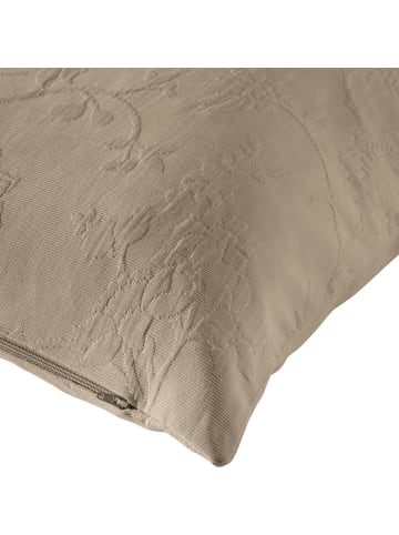 Erwin Müller Jacquard, Baumwollmischung Kissenhülle Arnsberg in sand