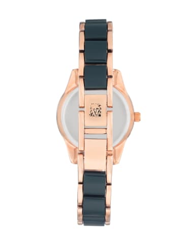 Anne Klein Quarzuhr Trend in blau / rosegold