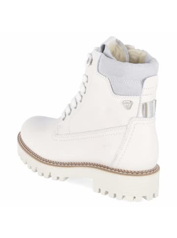 Tamaris Schnürstiefel in weiss