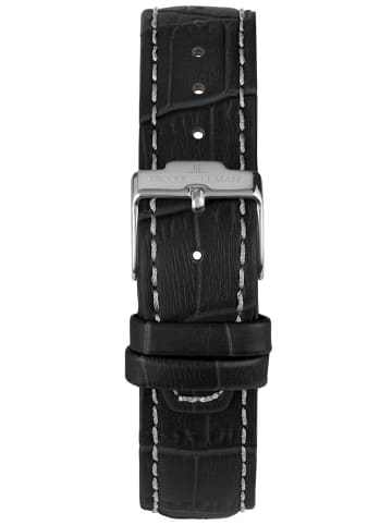 Jacques Lemans Herrenuhr Chronograph Sport Schwarz/Zweifarbig