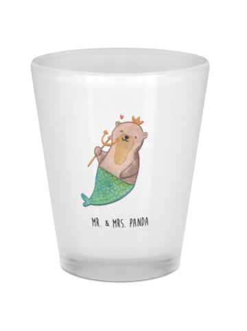 Mr. & Mrs. Panda Schnapsglas Wassermann Astrologie ohne Spruch in Transparent