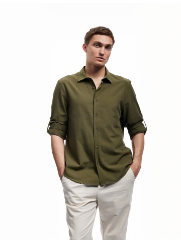 KOTON SHIRTS LS in Khaki
