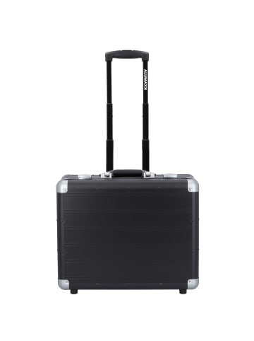 Alumaxx 2-Rollen Businesstrolley Laptopfach 37 cm in schwarz matt