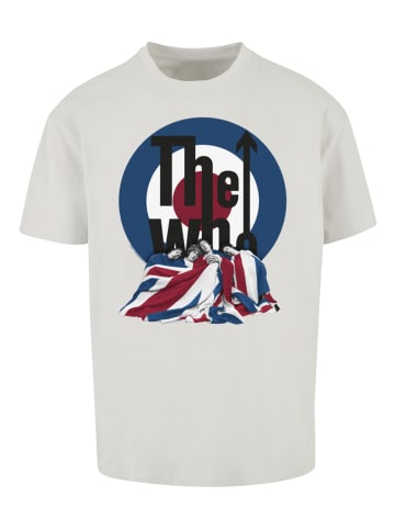 F4NT4STIC Heavy Oversize T-Shirt The Who Flag Blanket in lightasphalt