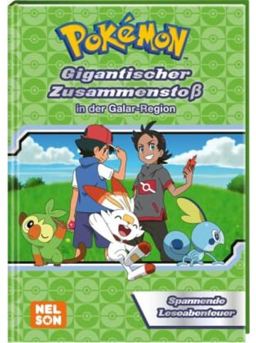 Nelson Buch - Pokémon Lesebuch: Gigantischer Zusammenstoß in der Galar-Re
