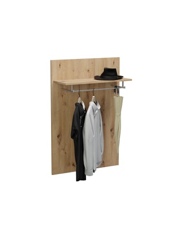 ebuy24 Wandgarderobe Torino Eiche Dekor 76 x 27 cm