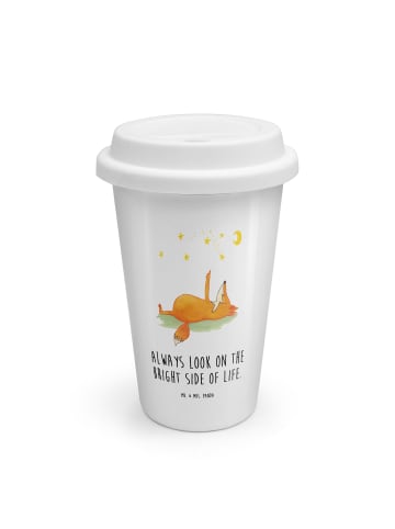 Mr. & Mrs. Panda Thermobecher To Go Fuchs Sterne mit Spruch in Weiß