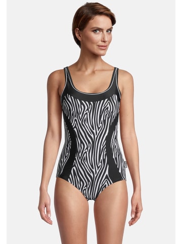 BECO the world of aquasports Badeanzug Zebra Vibes in schwarz-weiß