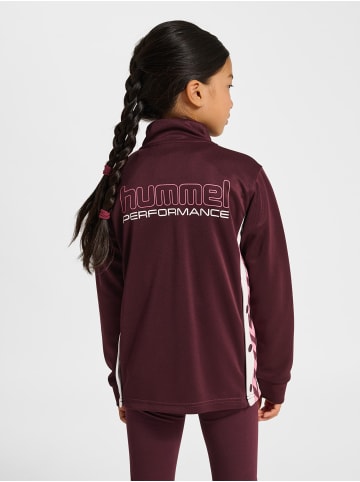 Hummel Reißverschluss Jacke Hmljr Chevron Lebensstil Kinder in WINETASTING