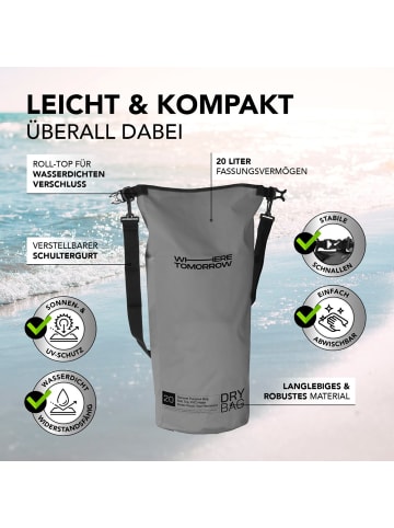Where Tomorrow PVC dry bag Style 01 20L grau  grau