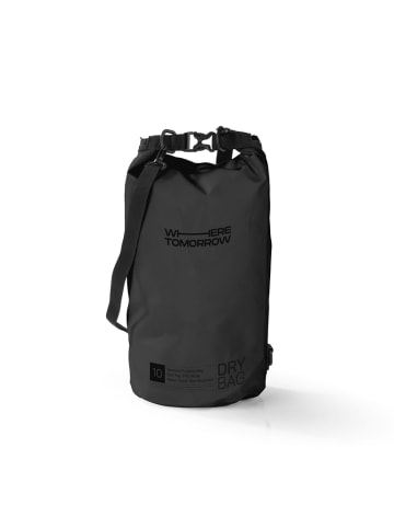 Where Tomorrow wasserdichte Tasche PVC dry bag - Style 01 - 10L - schwarz