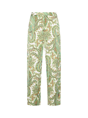 IZIA Women Pants in green multicolor