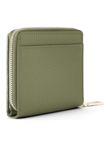 Lazarotti Bologna Leather Medium Zip-Around Geldbörse Leder 10 cm in olive