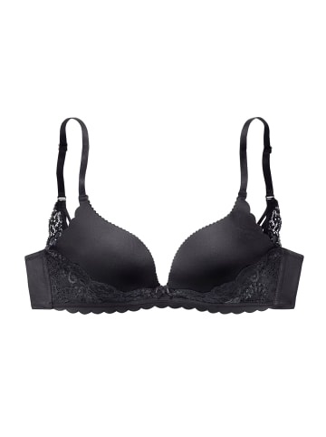 LASCANA Push-up-BH in schwarz