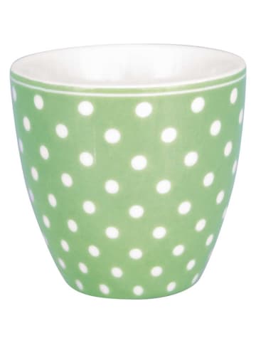 Greengate MINI Latte Cup DOTTY PALE GREEN Grün mit weißen Punkten