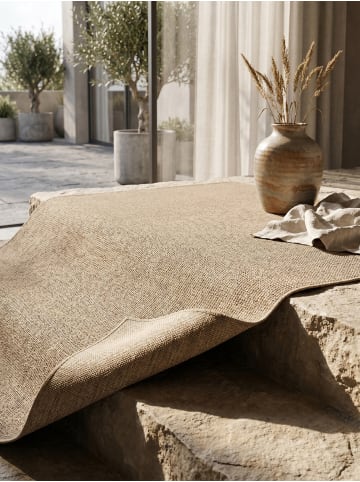 KADIMA DESIGN Teppich Outdoor Waschbar Vintage KASBERG Strapazierfähig OEKO-TEX in Beige