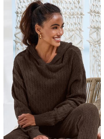 French Connection Kapuzenpullover in braun