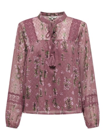 ONLY Langarmbluse in rose brown