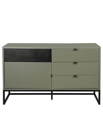 home24 Kommode KOONO 120 cm mit Tür in Olivgrün