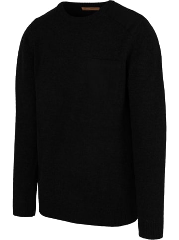 Normani Outdoor Sports Herren Merino Pullover „Otara“ in Schwarz