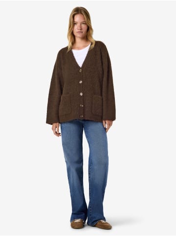 Noisy may Strickjacke in Chocolate Brown1