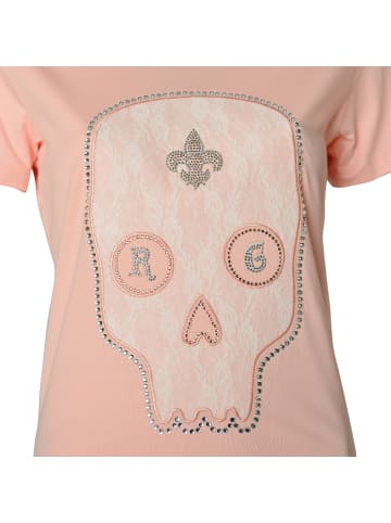 Roberto Geissini Summer Skull T-Shirt Rosa