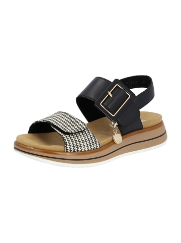 remonte Sandalen in Schwarz