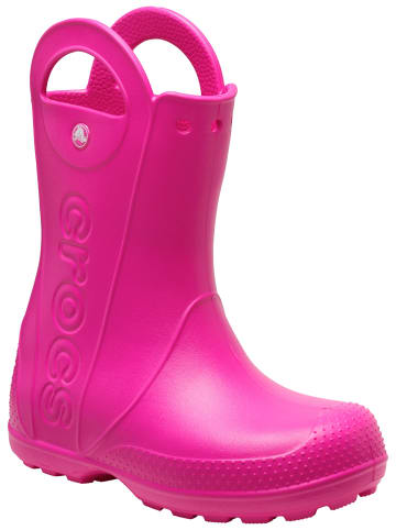 Crocs Stiefel Handle It in pink in pink