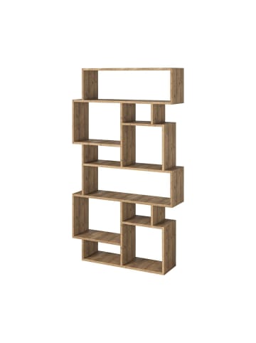 CALICOSY Regal KARMATO in Bois - (W) 96  x (H) 168,5  x (L) 25,5  cm