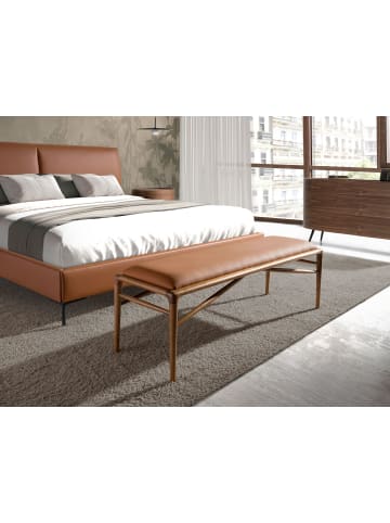 Angel Cerdá Bank 5112 in Braun / Walnuss – (B)130 x (H)40 x (T)43 cm
