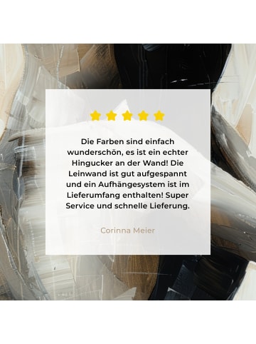 MuchoWow Leinwand bilder Verbundene Figuren (BxH)