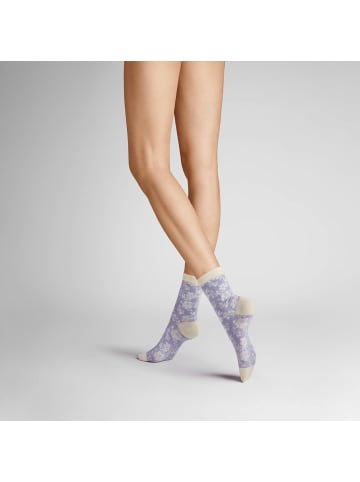 Hudson Socken Flower Fashion in Offwhite
