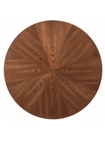 Feldmann-Wohnen Esstisch Amadeo Nussbaum / schwarz 80 / 80 / 76cm