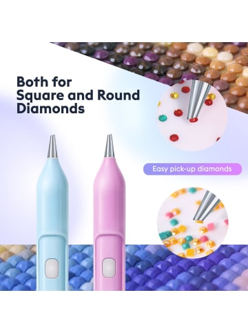ARTNANAS Elektrischer Diamond-Painting-Stift mit Typ-C-Aufladung 1.Gen