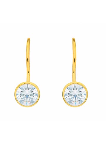 Adeliás Damen 333 Gold Boutons mit Zirkonia Ø 6,1 mm in gold