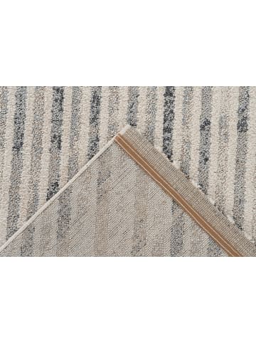 Kayoom Kurzflor Teppich Rhombus 125 in beige - grau - rechteckig